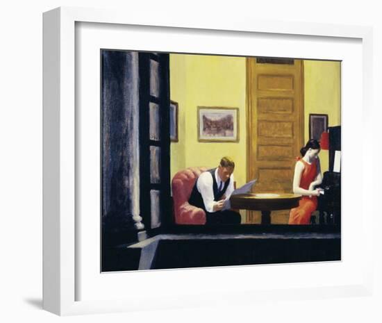 Room in New York, 1932-Edward Hopper-Framed Giclee Print