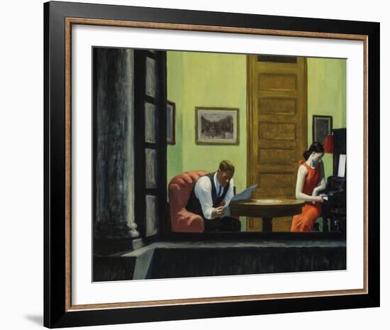 Room in New York-Edward Hopper-Framed Giclee Print