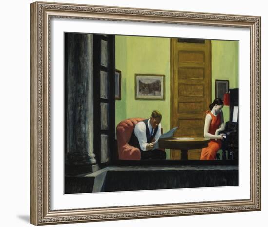 Room in New York-Edward Hopper-Framed Giclee Print