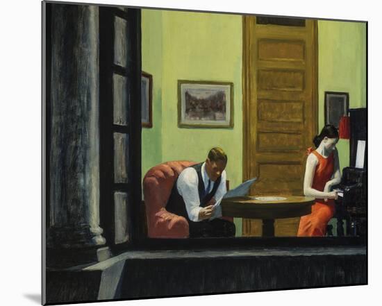 Room in New York-Edward Hopper-Mounted Giclee Print