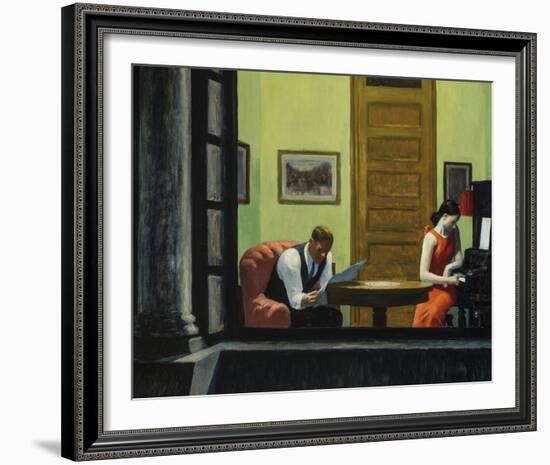 Room in New York-Edward Hopper-Framed Giclee Print