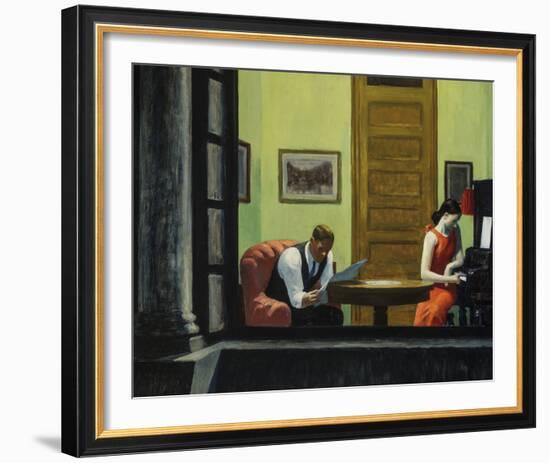 Room in New York-Edward Hopper-Framed Giclee Print