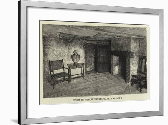 Room in Which Shakespeare Was Born-null-Framed Giclee Print