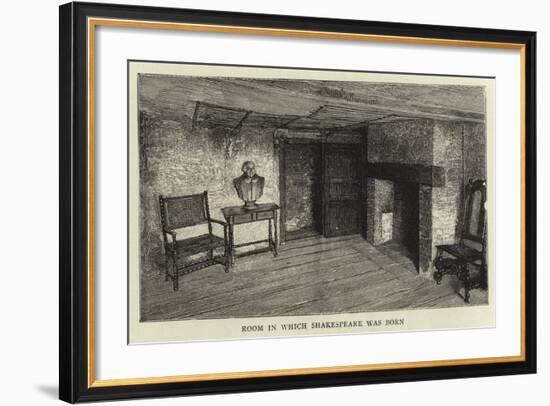 Room in Which Shakespeare Was Born-null-Framed Giclee Print