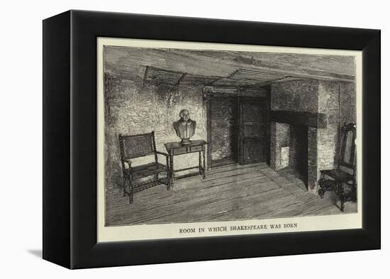 Room in Which Shakespeare Was Born-null-Framed Premier Image Canvas