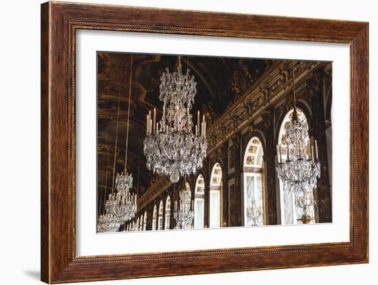 Room Of Chandeliers In The Palace Of Versailles-Lindsay Daniels-Framed Photographic Print