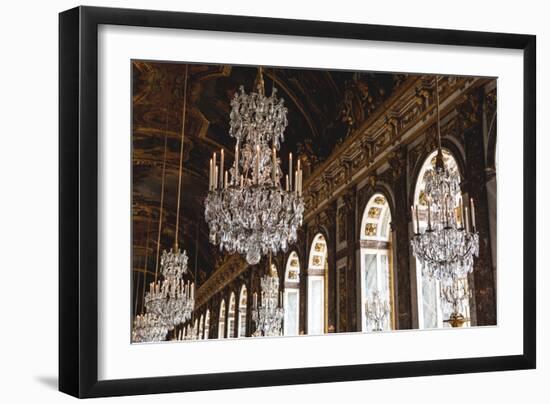 Room Of Chandeliers In The Palace Of Versailles-Lindsay Daniels-Framed Photographic Print