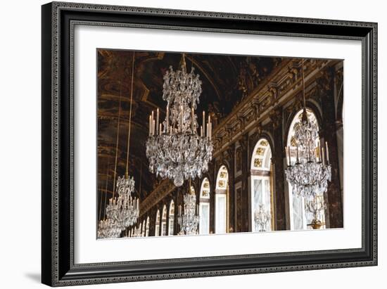 Room Of Chandeliers In The Palace Of Versailles-Lindsay Daniels-Framed Photographic Print