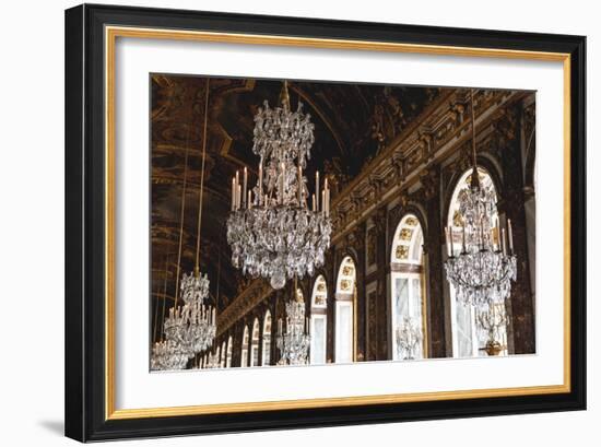 Room Of Chandeliers In The Palace Of Versailles-Lindsay Daniels-Framed Photographic Print