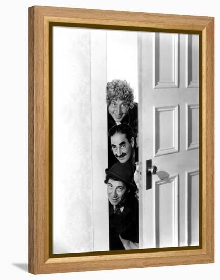 Room Service, Harpo Marx, Groucho Marx, Chico Marx, 1938-null-Framed Stretched Canvas