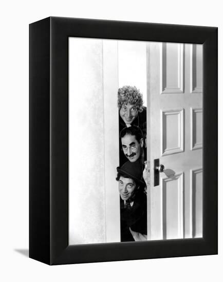 Room Service, Harpo Marx, Groucho Marx, Chico Marx, 1938-null-Framed Stretched Canvas