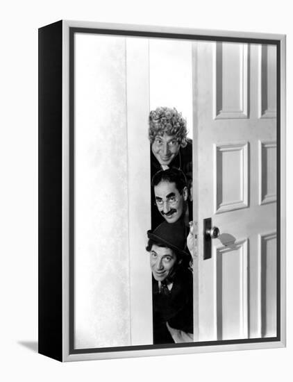 Room Service, Harpo Marx, Groucho Marx, Chico Marx, 1938-null-Framed Stretched Canvas