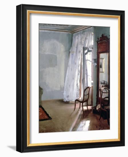 Room with Balcony, 1845-Adolph Menzel-Framed Giclee Print