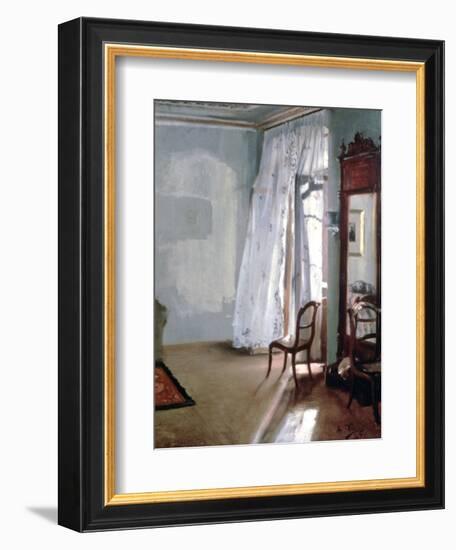 Room with Balcony, 1845-Adolph Menzel-Framed Giclee Print
