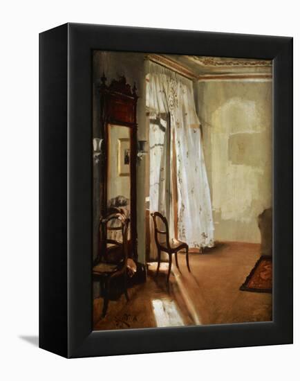 Room with Balcony, 1845-Adolph Menzel-Framed Premier Image Canvas