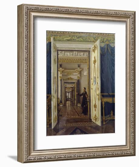 Rooms of Maria Feodorovna in Winter Palace in St Petersburg-null-Framed Giclee Print