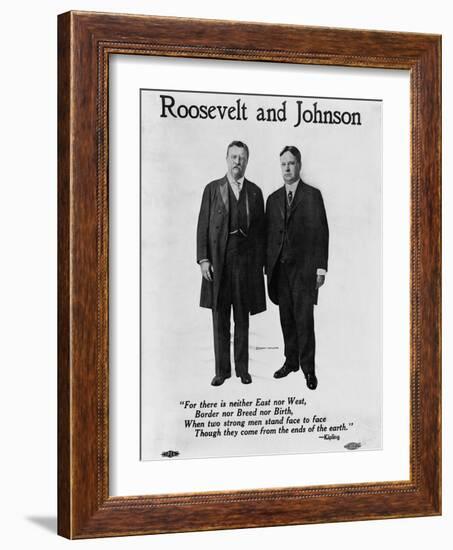 Roosevelt Campaign Poster for 1912 Presidential Election-null-Framed Giclee Print