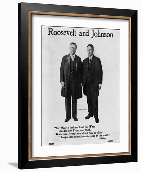 Roosevelt Campaign Poster for 1912 Presidential Election-null-Framed Giclee Print