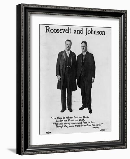 Roosevelt Campaign Poster for 1912 Presidential Election-null-Framed Giclee Print