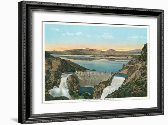 Roosevelt Dam, Apache Trail-null-Framed Premium Giclee Print
