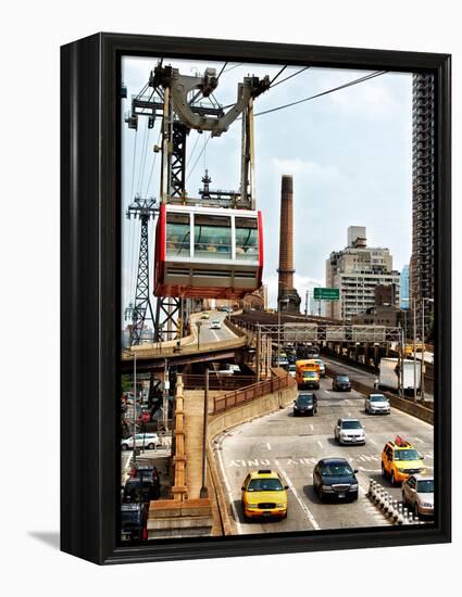 Roosevelt Island Tram and Ed Koch Queensboro Bridge (Queensbridge) Entry View, Manhattan, New York-Philippe Hugonnard-Framed Premier Image Canvas