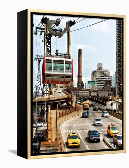 Roosevelt Island Tram and Ed Koch Queensboro Bridge (Queensbridge) Entry View, Manhattan, New York-Philippe Hugonnard-Framed Premier Image Canvas