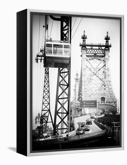 Roosevelt Island Tram and Ed Koch Queensboro Bridge (Queensbridge), Manhattan, New York City-Philippe Hugonnard-Framed Premier Image Canvas