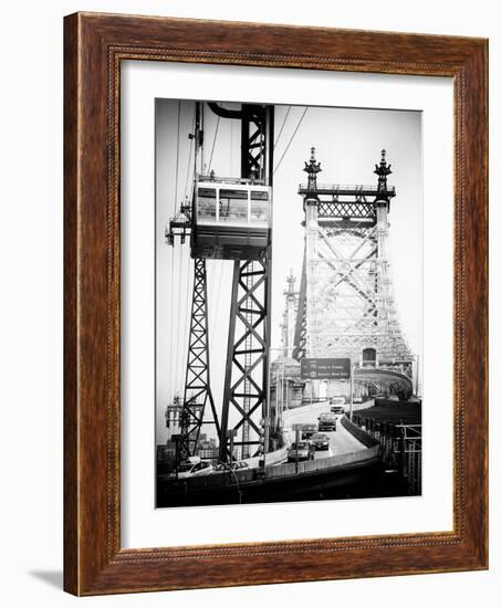 Roosevelt Island Tram and Ed Koch Queensboro Bridge (Queensbridge), Manhattan, New York City-Philippe Hugonnard-Framed Photographic Print