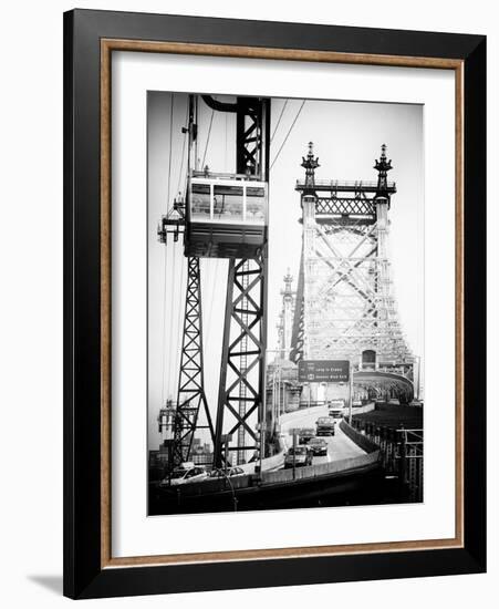 Roosevelt Island Tram and Ed Koch Queensboro Bridge (Queensbridge), Manhattan, New York City-Philippe Hugonnard-Framed Photographic Print