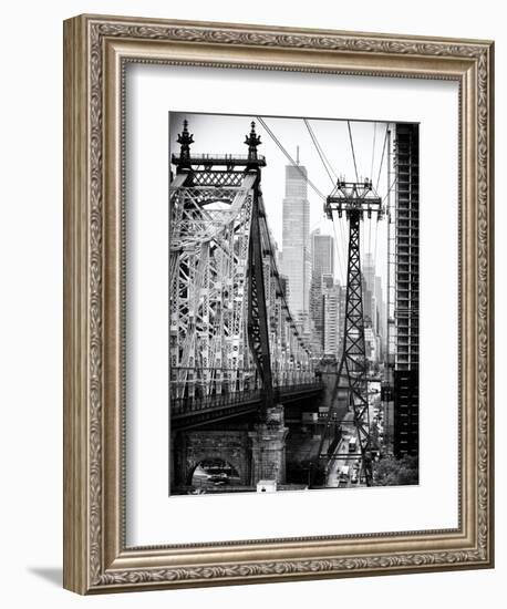 Roosevelt Island Tram and Ed Koch Queensboro Bridge (Queensbridge) Views, Manhattan, New York-Philippe Hugonnard-Framed Photographic Print