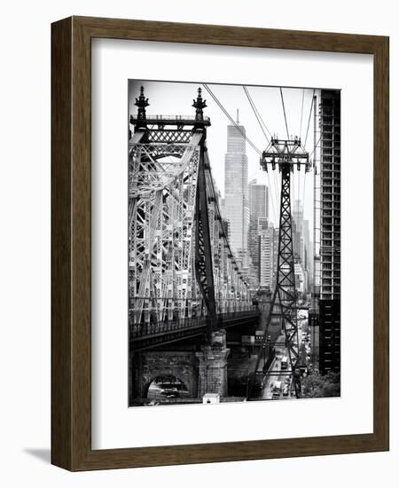 Roosevelt Island Tram and Ed Koch Queensboro Bridge (Queensbridge) Views, Manhattan, New York-Philippe Hugonnard-Framed Photographic Print