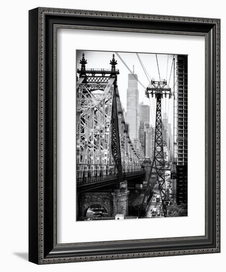 Roosevelt Island Tram and Ed Koch Queensboro Bridge (Queensbridge) Views, Manhattan, New York-Philippe Hugonnard-Framed Photographic Print