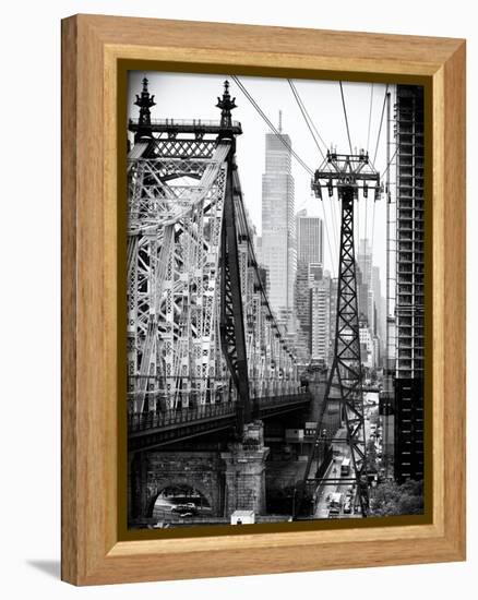 Roosevelt Island Tram and Ed Koch Queensboro Bridge (Queensbridge) Views, Manhattan, New York-Philippe Hugonnard-Framed Premier Image Canvas