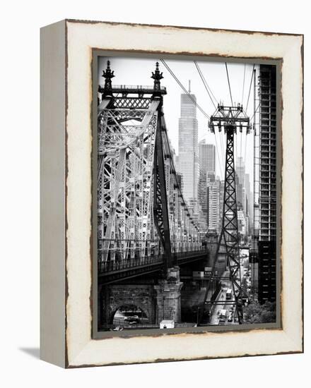 Roosevelt Island Tram and Ed Koch Queensboro Bridge (Queensbridge) Views, Manhattan, New York-Philippe Hugonnard-Framed Premier Image Canvas