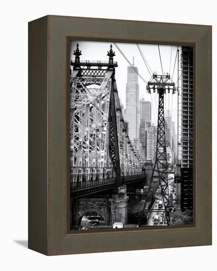 Roosevelt Island Tram and Ed Koch Queensboro Bridge (Queensbridge) Views, Manhattan, New York-Philippe Hugonnard-Framed Premier Image Canvas