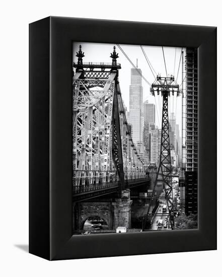 Roosevelt Island Tram and Ed Koch Queensboro Bridge (Queensbridge) Views, Manhattan, New York-Philippe Hugonnard-Framed Premier Image Canvas