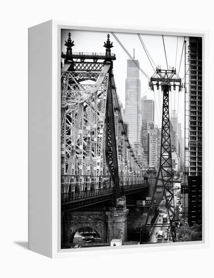 Roosevelt Island Tram and Ed Koch Queensboro Bridge (Queensbridge) Views, Manhattan, New York-Philippe Hugonnard-Framed Premier Image Canvas