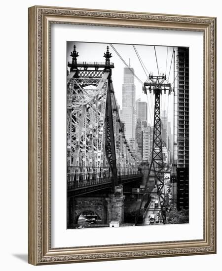 Roosevelt Island Tram and Ed Koch Queensboro Bridge (Queensbridge) Views, Manhattan, New York-Philippe Hugonnard-Framed Photographic Print