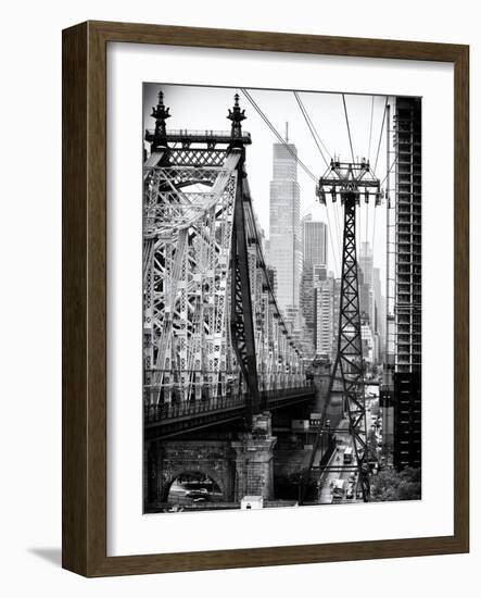 Roosevelt Island Tram and Ed Koch Queensboro Bridge (Queensbridge) Views, Manhattan, New York-Philippe Hugonnard-Framed Photographic Print