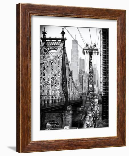 Roosevelt Island Tram and Ed Koch Queensboro Bridge (Queensbridge) Views, Manhattan, New York-Philippe Hugonnard-Framed Photographic Print