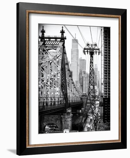 Roosevelt Island Tram and Ed Koch Queensboro Bridge (Queensbridge) Views, Manhattan, New York-Philippe Hugonnard-Framed Photographic Print