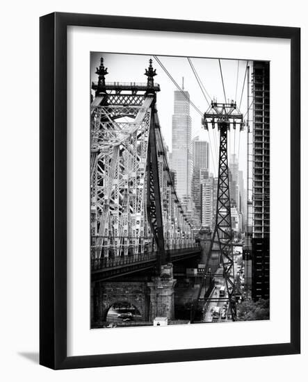 Roosevelt Island Tram and Ed Koch Queensboro Bridge (Queensbridge) Views, Manhattan, New York-Philippe Hugonnard-Framed Photographic Print