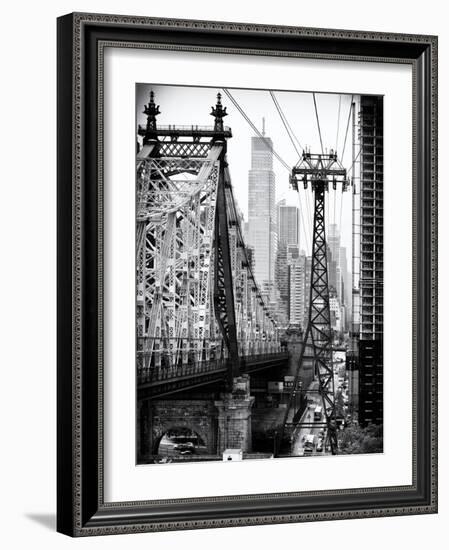 Roosevelt Island Tram and Ed Koch Queensboro Bridge (Queensbridge) Views, Manhattan, New York-Philippe Hugonnard-Framed Photographic Print