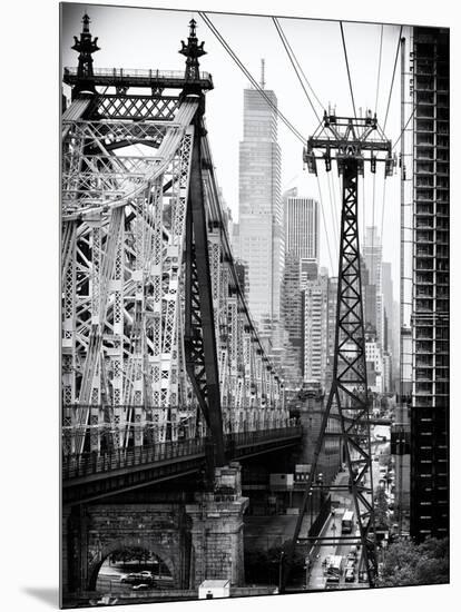Roosevelt Island Tram and Ed Koch Queensboro Bridge (Queensbridge) Views, Manhattan, New York-Philippe Hugonnard-Mounted Premium Photographic Print