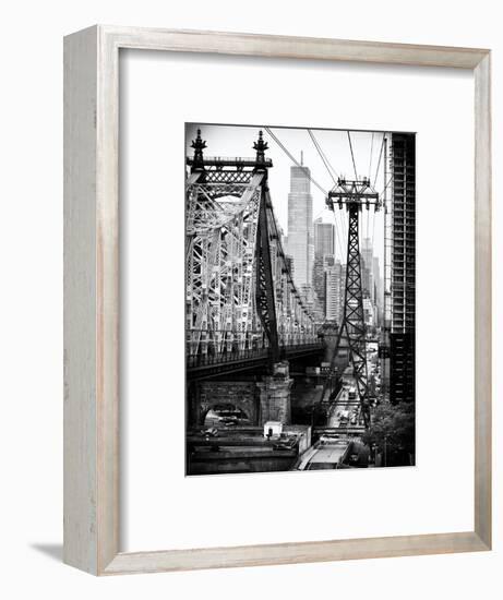 Roosevelt Island Tram and Ed Koch Queensboro Bridge (Queensbridge) Views, Manhattan, New York-Philippe Hugonnard-Framed Art Print