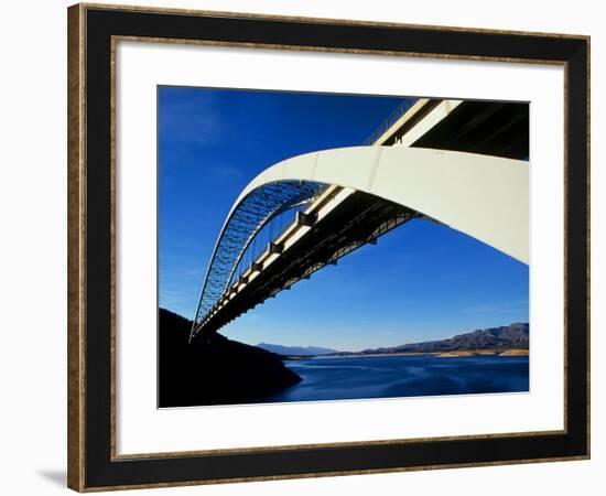 Roosevelt Lake Bridge, Arizona, USA-null-Framed Photographic Print