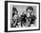 Roosevelt, Stalin, and Churchill at the Teheran conference, 1943-null-Framed Photographic Print