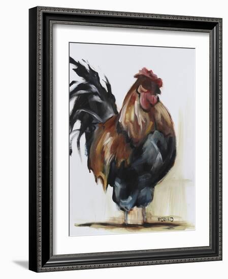 Rooster 2-Renee Gould-Framed Giclee Print