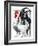 Rooster and Chicken-C.R. Patterson-Framed Giclee Print