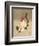 Rooster and Hen-Bairei Kono-Framed Giclee Print